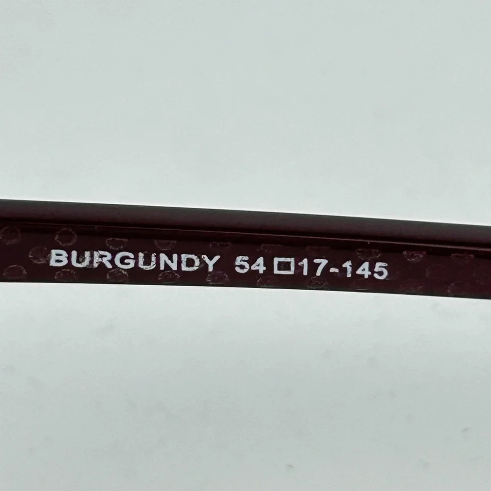 Fregossi 474 Women's Eyeglasses‎ Burgundy Plastic Square Full Rim 54-17-145 mm